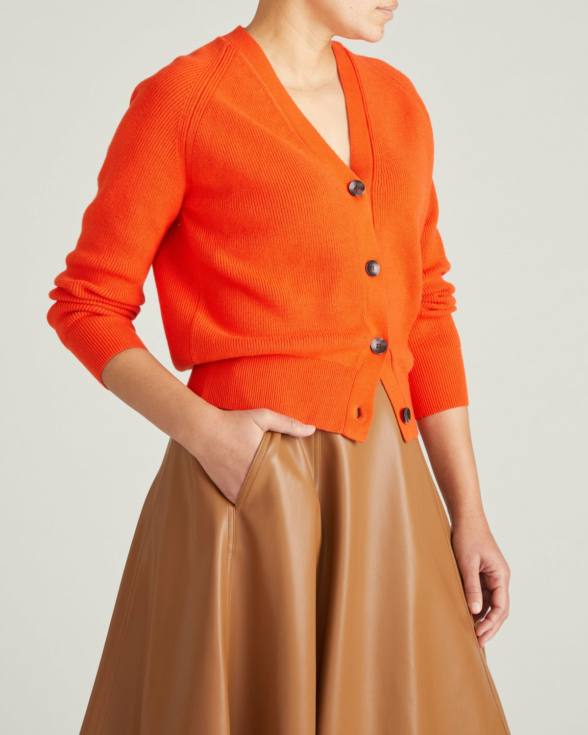 Better-Than-Wool Cardigan - Orange Flame | Universal Standard