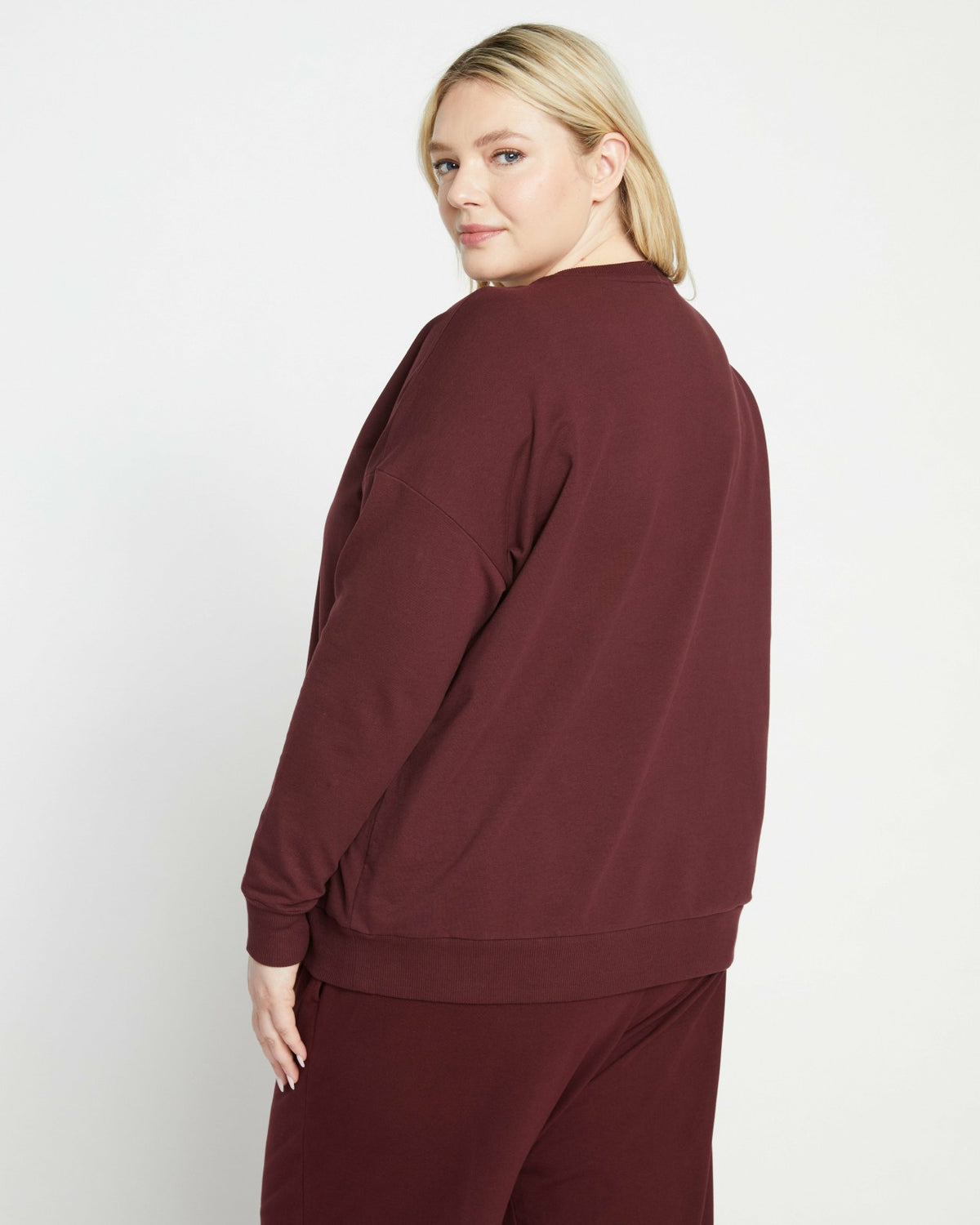 Lauren Classic Sweatshirt - Black Cherry | Universal Standard