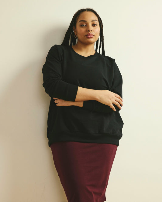 Lauren Classic Sweatshirt - Black | Universal Standard