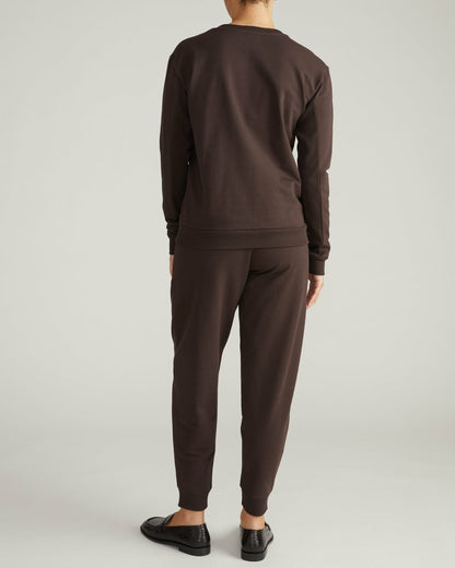 Meridien Zip Sweatshirt - Deep Brown | Universal Standard