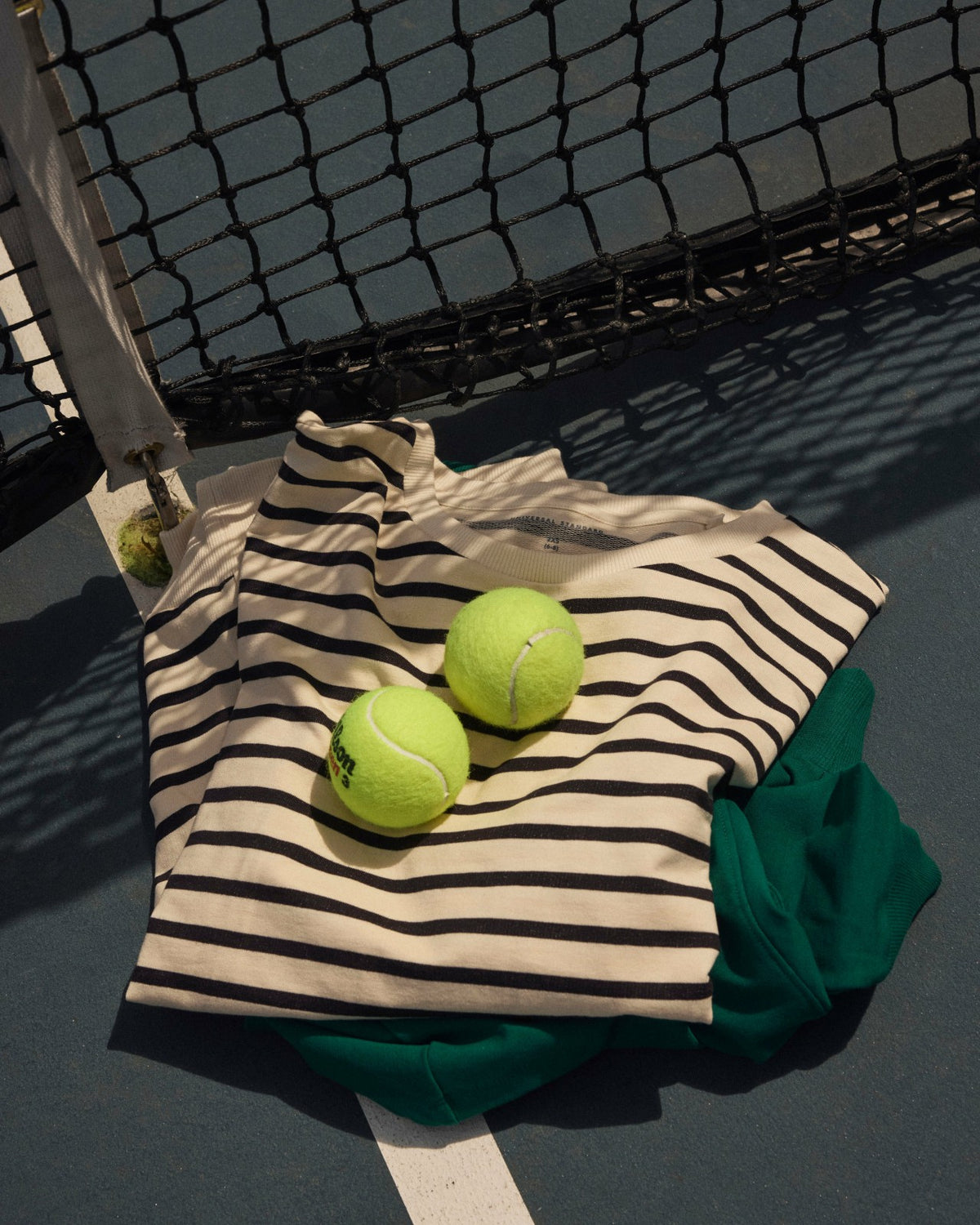 Lauren Classic Sweatshirt - Ecru/Black Stripe | Universal Standard