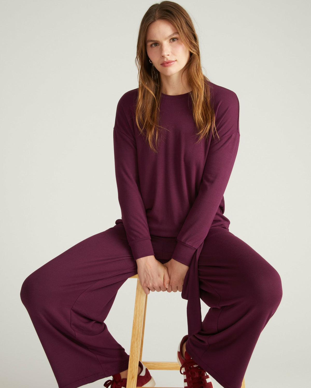 TravelKnit Sweatshirt - Gamay | Universal Standard