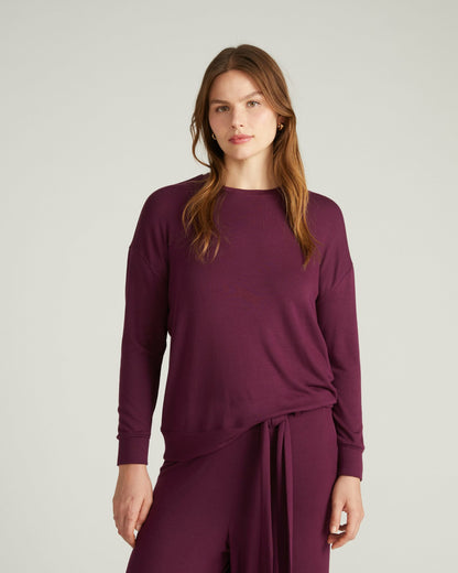 TravelKnit Sweatshirt - Gamay | Universal Standard