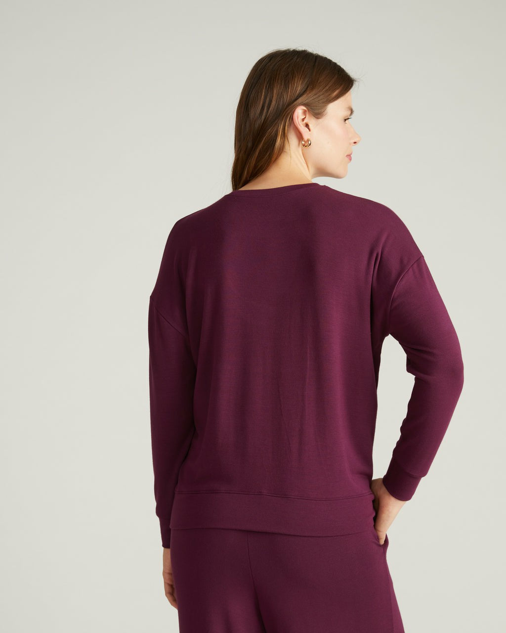 TravelKnit Sweatshirt - Gamay | Universal Standard