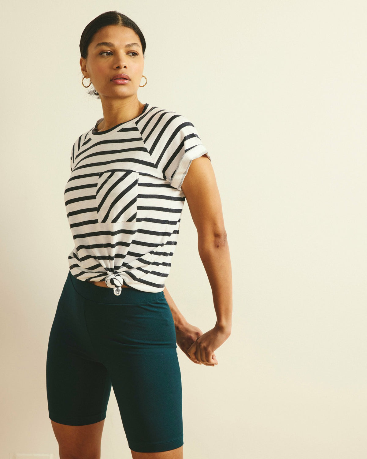 Roya Bike Shorts - Deep Sea | Universal Standard