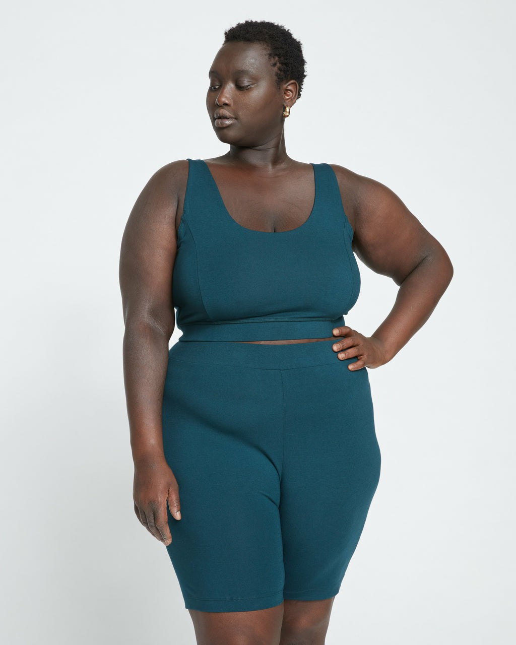 Roya Bike Shorts - Deep Sea | Universal Standard
