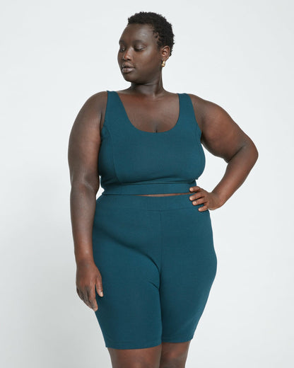 Roya Bike Shorts - Deep Sea | Universal Standard
