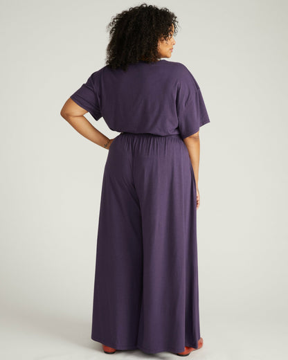 Isadora Wide Leg Lounge Pants - Anthracite | Universal Standard