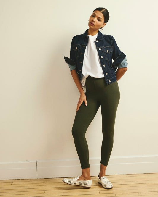Roya Cropped Leggings 23 Inch - Nori | Universal Standard