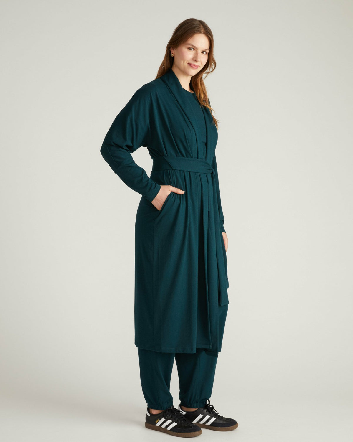 Daphne Lounge Robe - Deep Sea | Universal Standard