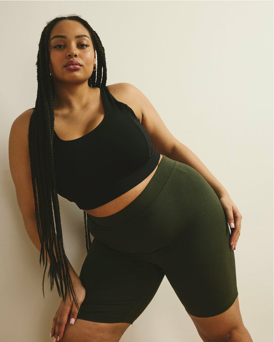 Roya Bike Shorts - Nori | Universal Standard