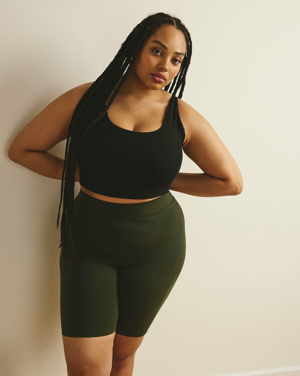 Roya Bike Shorts - Nori | Universal Standard