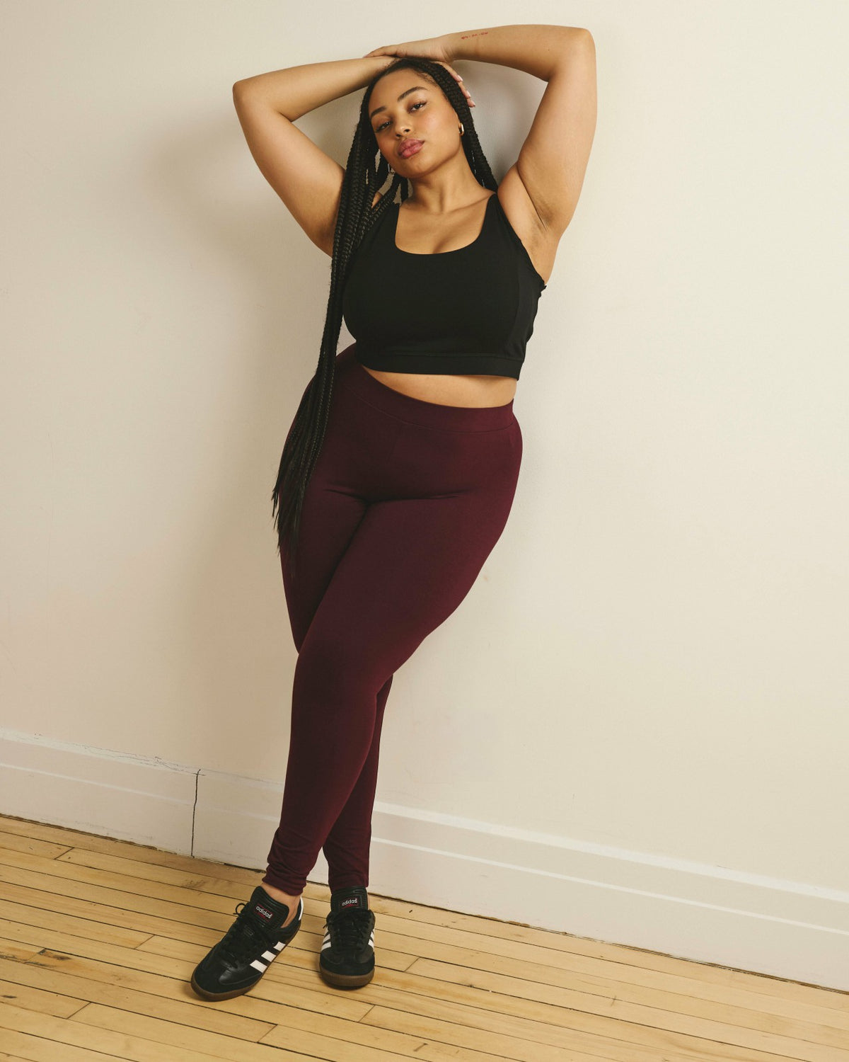 Roya Leggings 27 Inch - Black Cherry | Universal Standard
