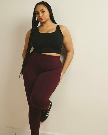 Roya Leggings 27 Inch - Black Cherry | Universal Standard