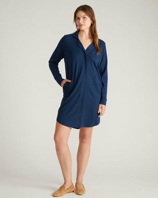 Softie Silky Jersey Sleepshirt - Pageant Blue | Universal Standard