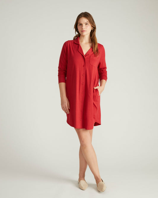 Softie Silky Jersey Sleepshirt - Raspberry | Universal Standard