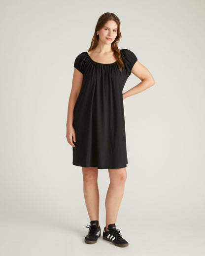 Lilian Short Sleep Dress - Black | Universal Standard