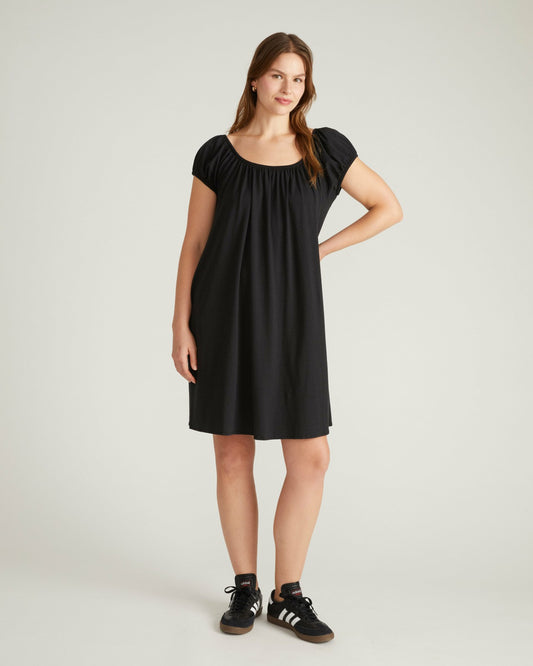 Lilian Short Sleep Dress - Black | Universal Standard