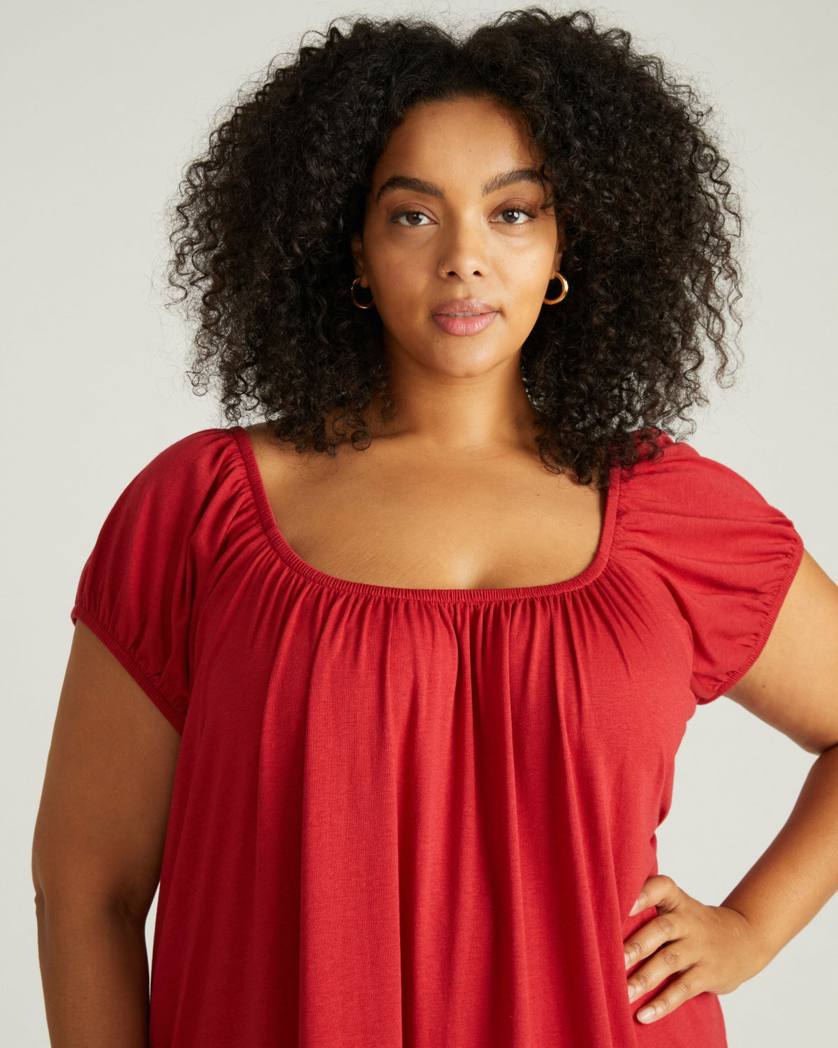 Lilian Short Sleep Dress - Raspberry | Universal Standard