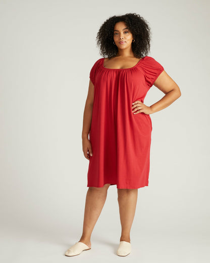 Lilian Short Sleep Dress - Raspberry | Universal Standard