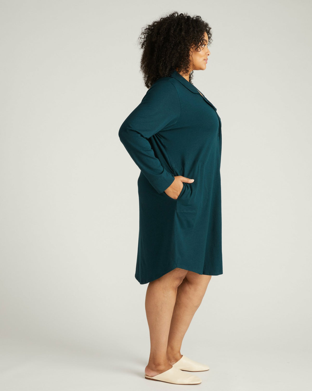 Softie Silky Jersey Sleepshirt - Deep Sea | Universal Standard