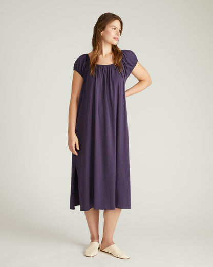 Lilian Long Sleep Dress - Anthracite | Universal Standard