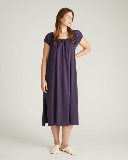 Lilian Long Sleep Dress - Anthracite | Universal Standard
