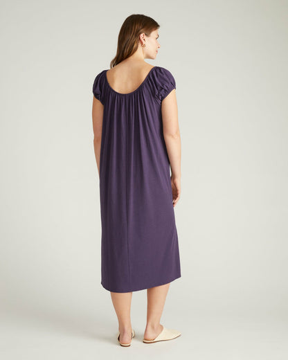 Lilian Long Sleep Dress - Anthracite | Universal Standard