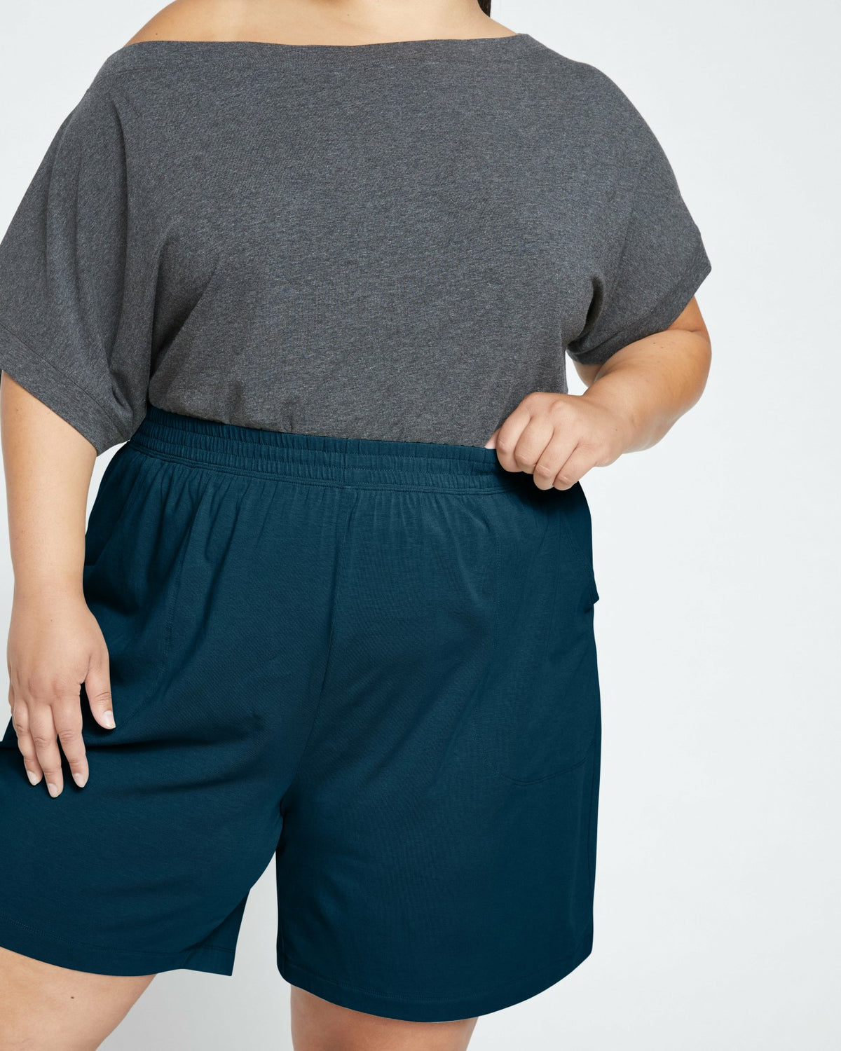 UltimateS Lorelai Lounge Shorts - Deep Sea | Universal Standard