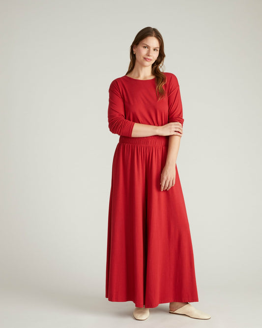 Isadora Wide Leg Lounge Pants - Raspberry | Universal Standard
