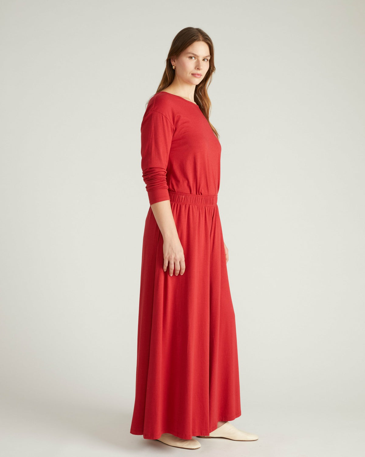 Isadora Wide Leg Lounge Pants - Raspberry | Universal Standard