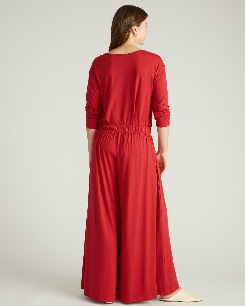 Isadora Wide Leg Lounge Pants - Raspberry | Universal Standard
