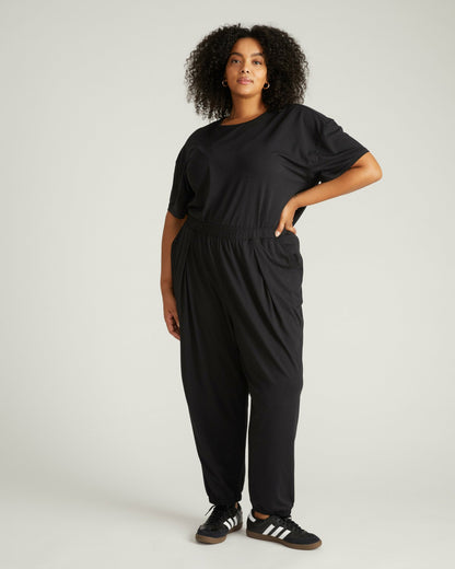 Wendy Lounge Jogger - Black | Universal Standard