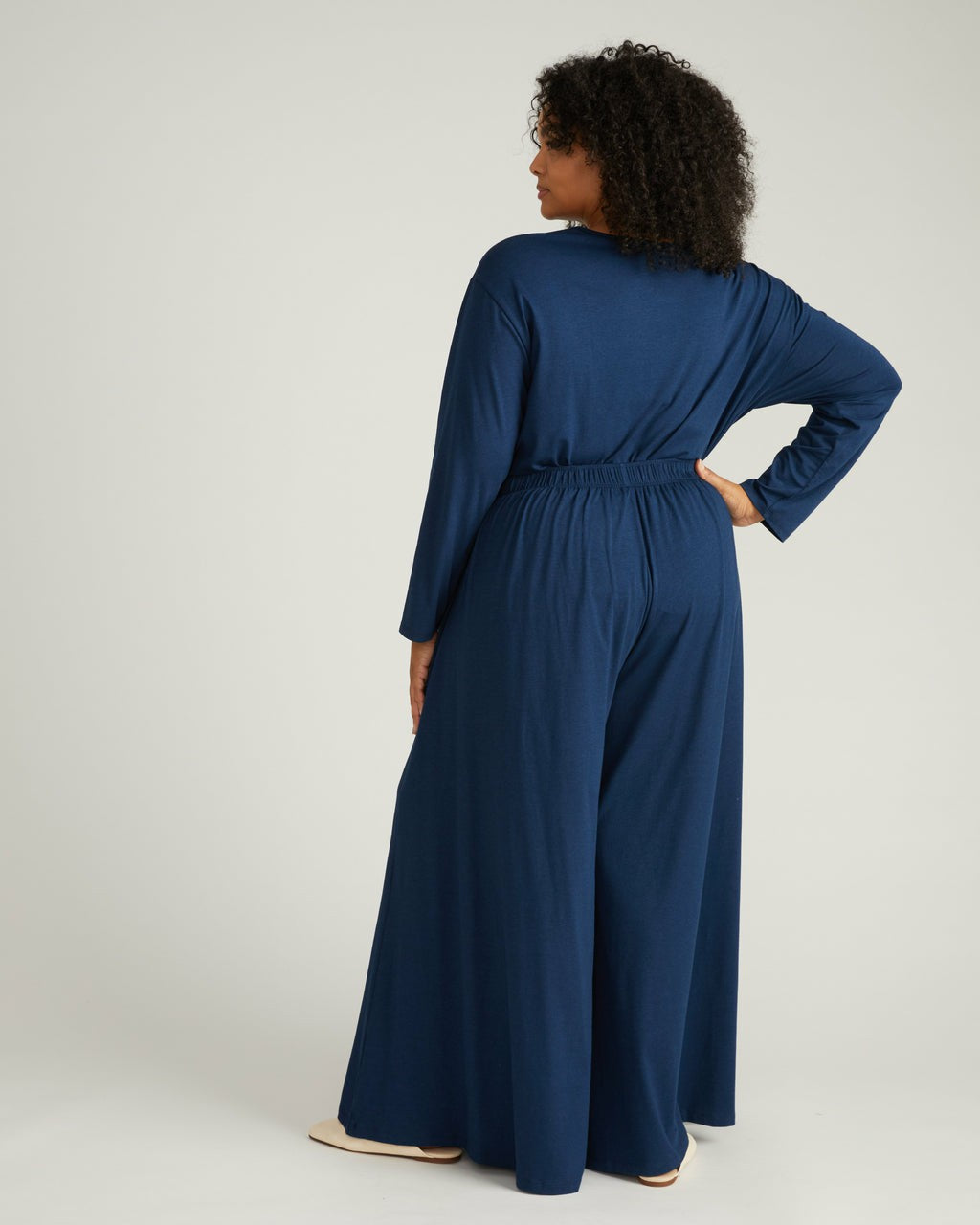Isadora Wide Leg Lounge Pants - Pageant Blue | Universal Standard