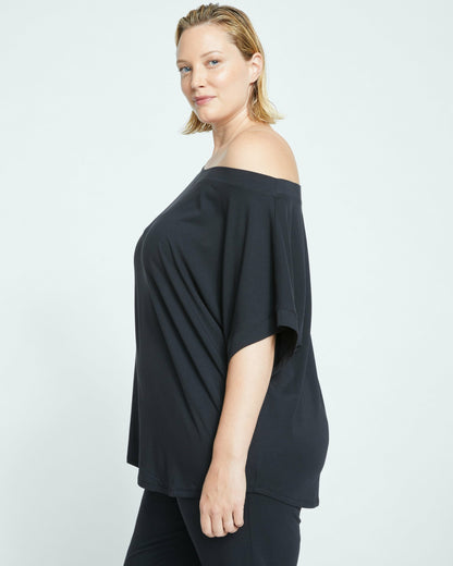 UltimateS Dolci Short Sleeve Top - Black | Universal Standard
