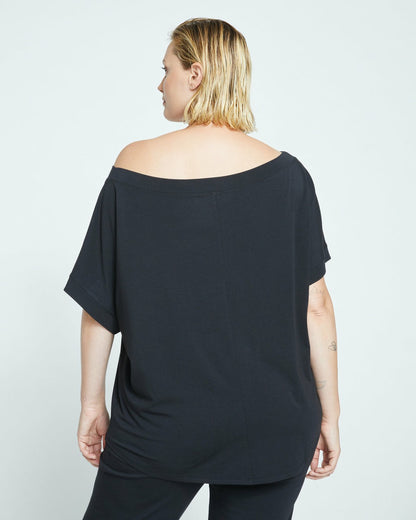 UltimateS Dolci Short Sleeve Top - Black | Universal Standard