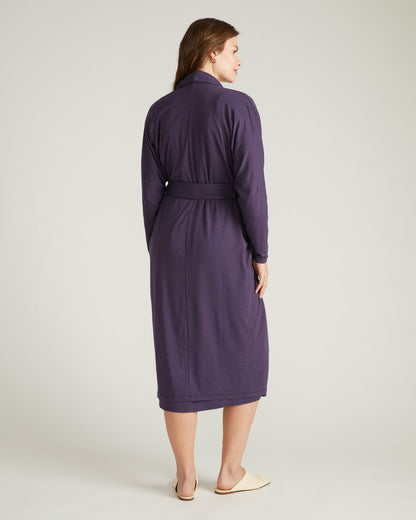 Daphne Lounge Robe - Anthracite | Universal Standard