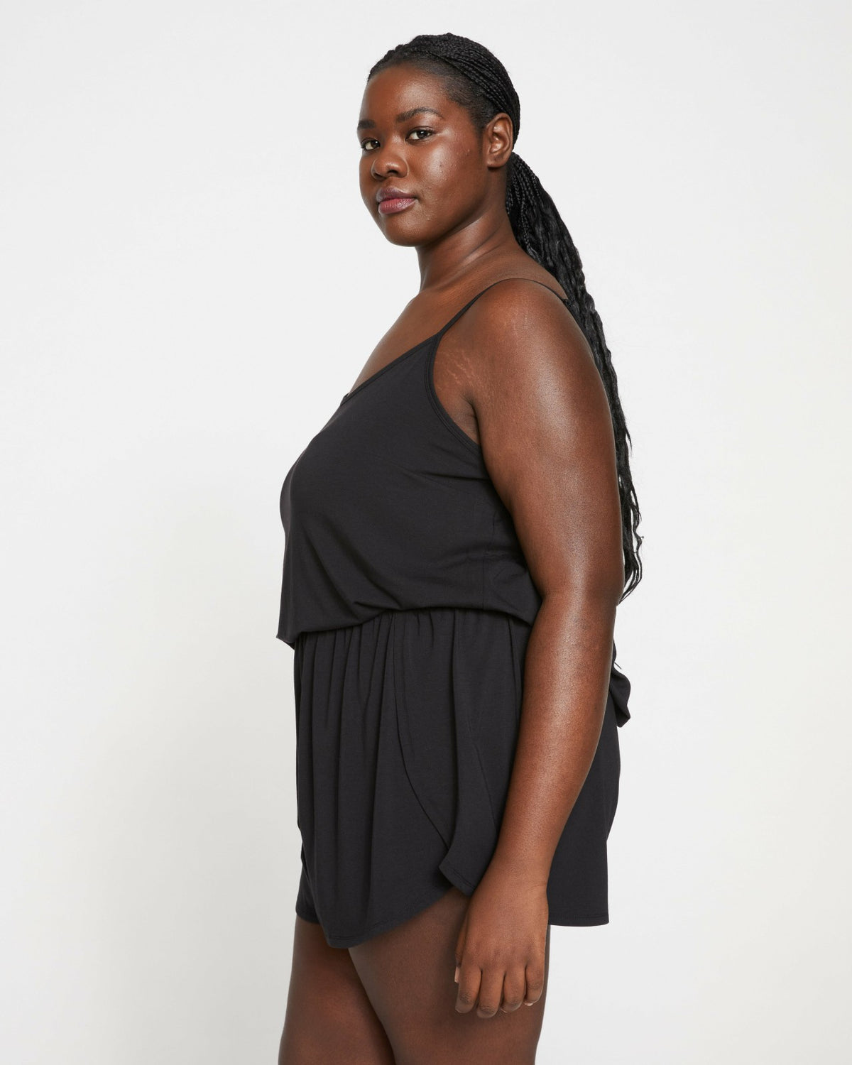 UltimateS Natalie Jersey Sleep Set - Black | Universal Standard