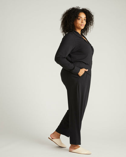 Panama Pajama Set - Black | Universal Standard