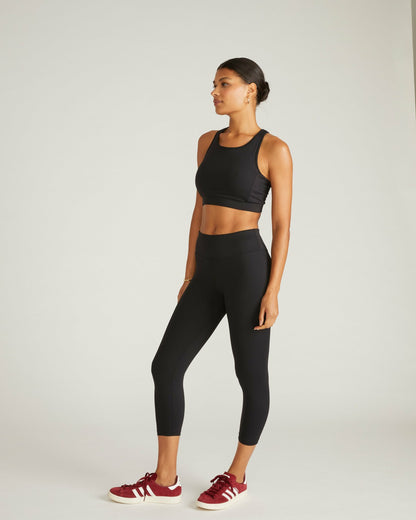 Next-to-Naked Racerback Sports Bra - Black | Universal Standard