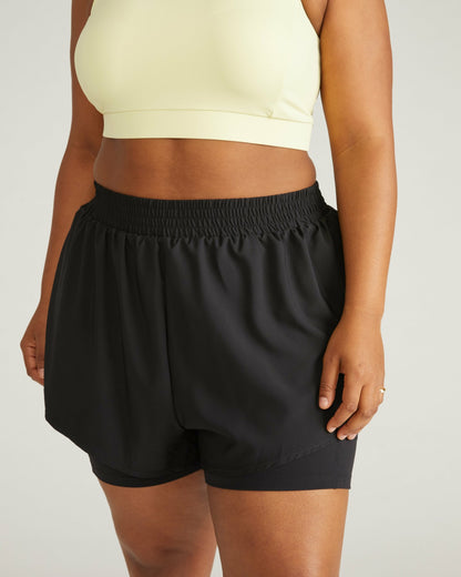 Rebel Active Shorts - Black | Universal Standard