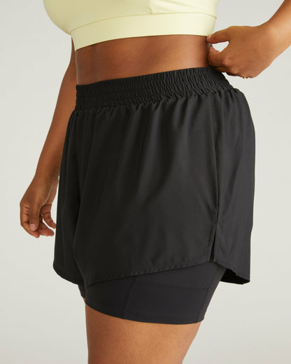 Rebel Active Shorts - Black | Universal Standard