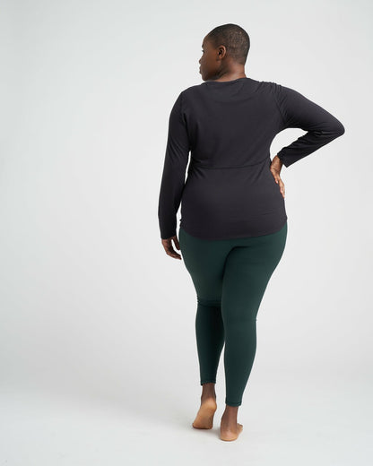 Mia Long Sleeve Movement Tee - Black | Universal Standard