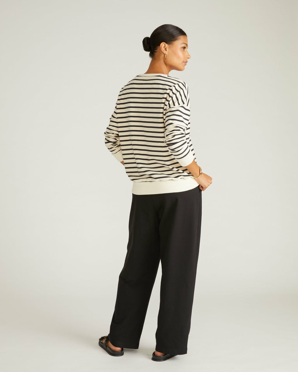 Straight Leg French Terry Sweatpants - Black | Universal Standard