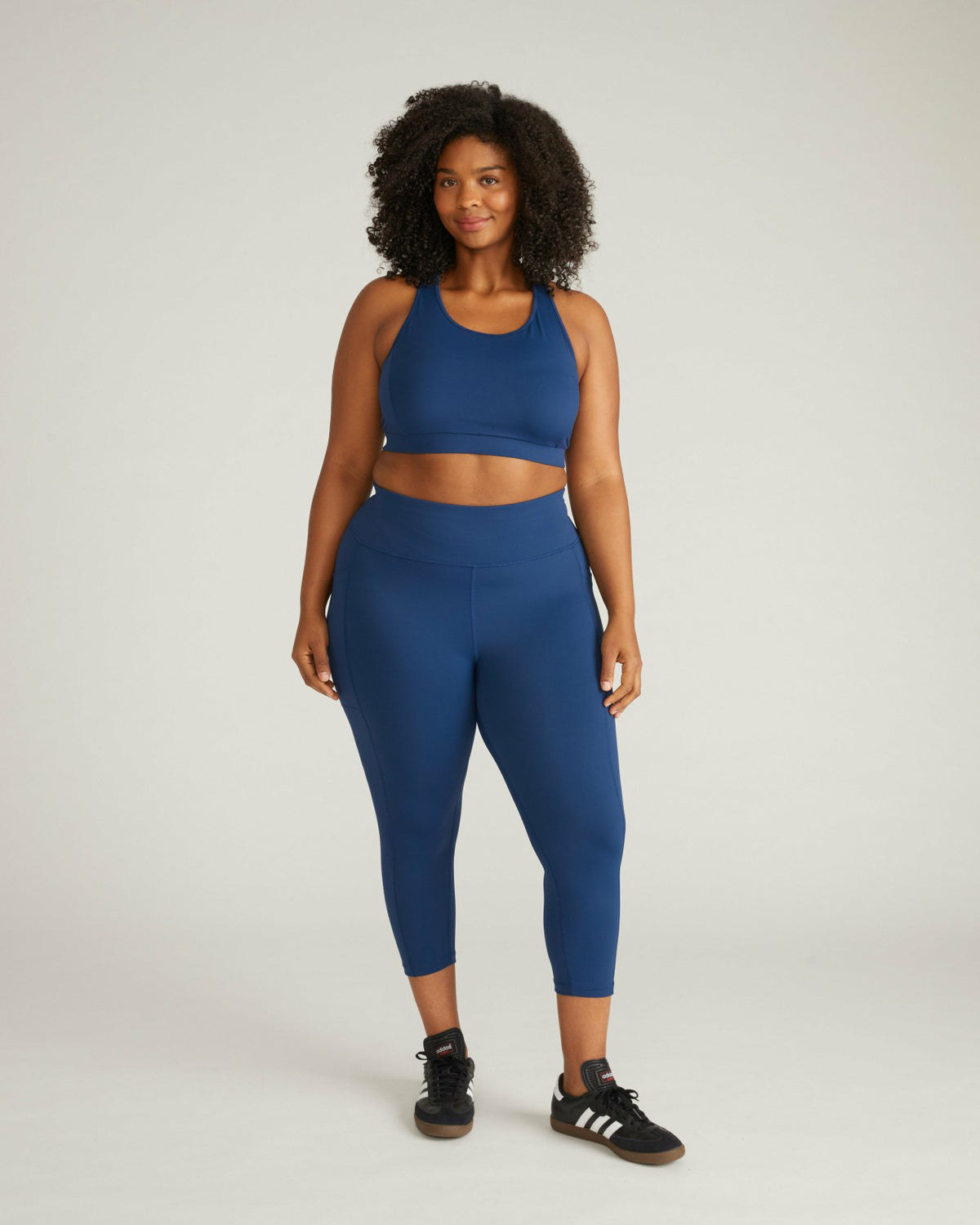 Next-to-Naked Racerback Sports Bra - Pageant Blue | Universal Standard
