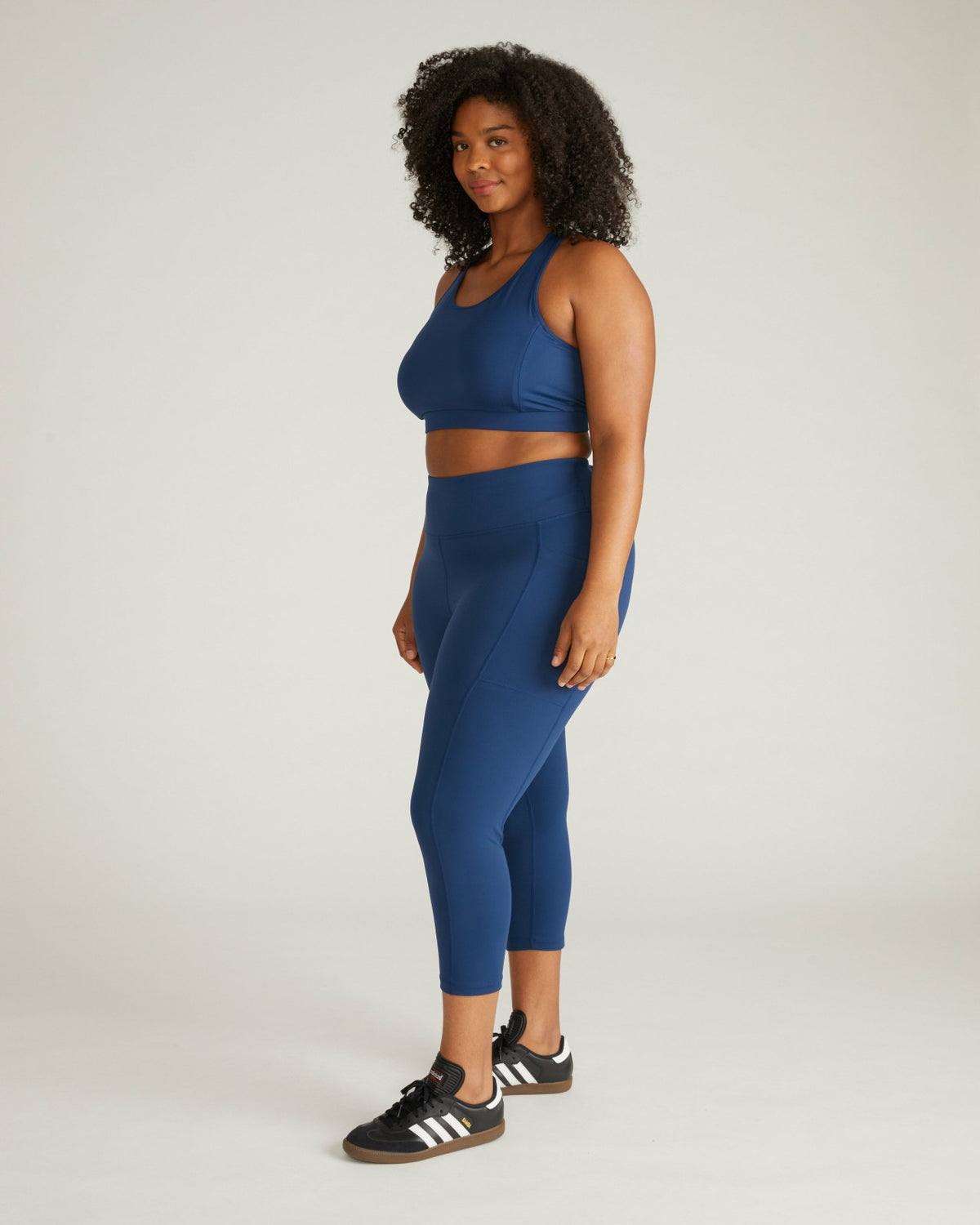 Next-to-Naked Racerback Sports Bra - Pageant Blue | Universal Standard