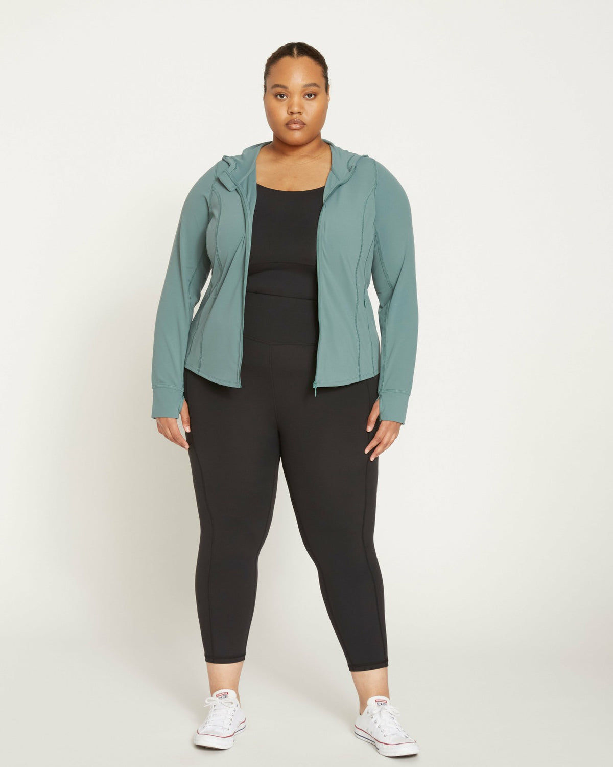Next-to-Naked Cropped Pocket Legging - Black | Universal Standard