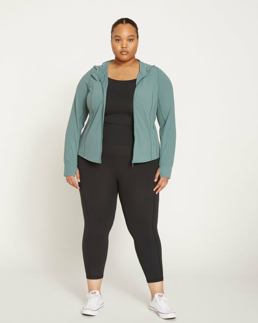 Next-to-Naked Cropped Pocket Legging - Black | Universal Standard