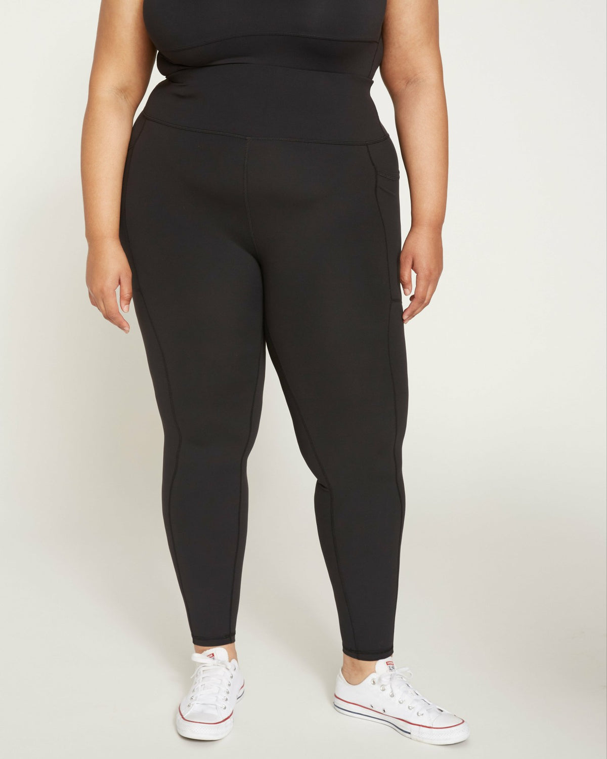 Next-to-Naked Pocket Legging - Black | Universal Standard