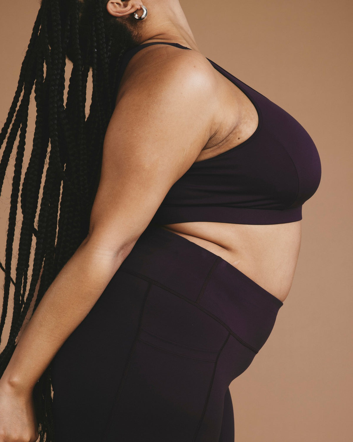 Next-to-Naked Racerback Sports Bra - Purple Jewel | Universal Standard